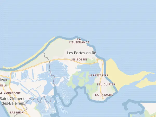 Plan des Portes-en-Ré