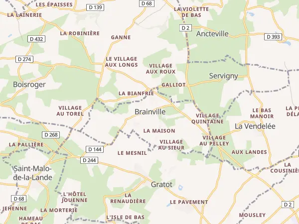 Plan de Brainville