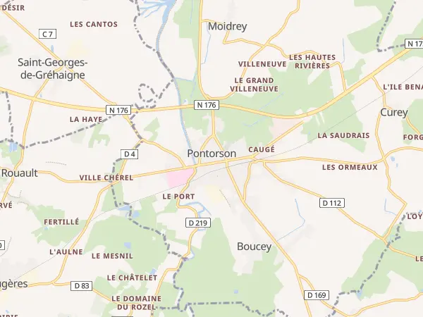 Plan de Pontorson
