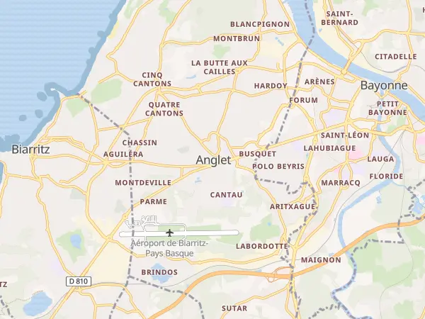 Plan de Anglet
