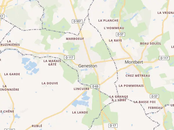 Plan de Geneston