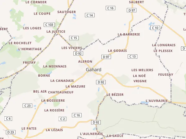 Plan de Gahard