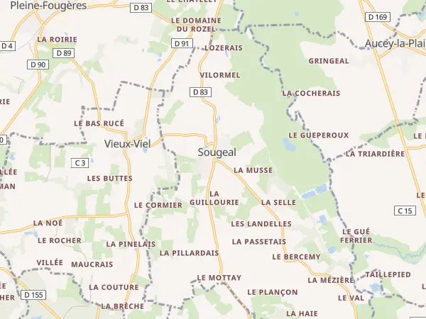 Plan de Sougeal