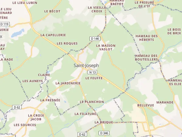 Plan de Saint-Joseph