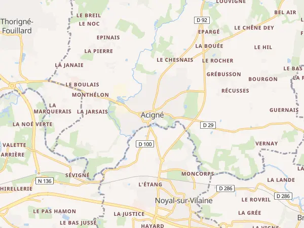 Plan de Acigné
