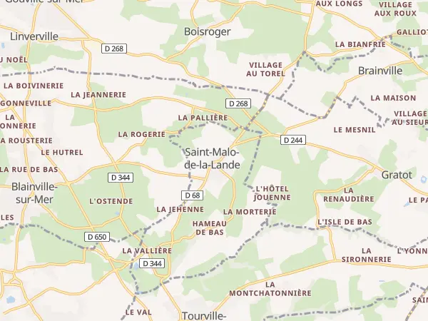 Plan de Saint-Malo-de-la-Lande