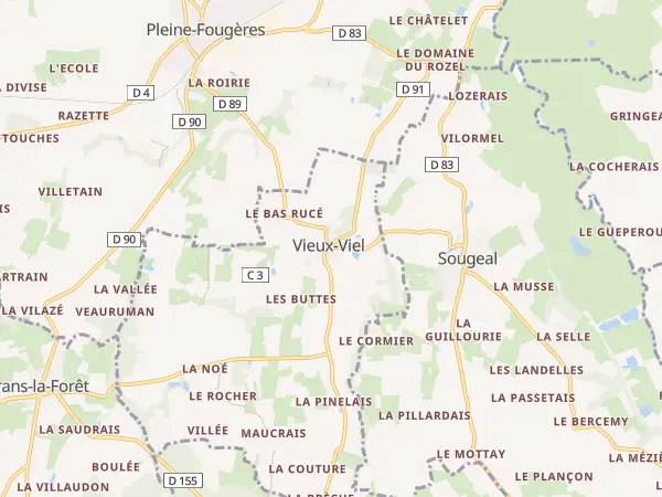 Plan de Vieux-Viel