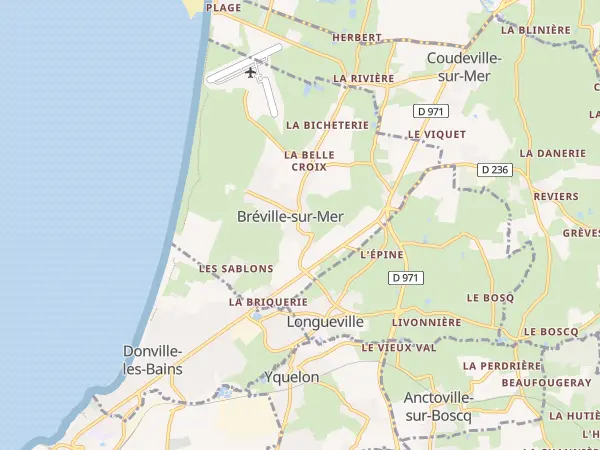 Plan de Bréville-sur-Mer