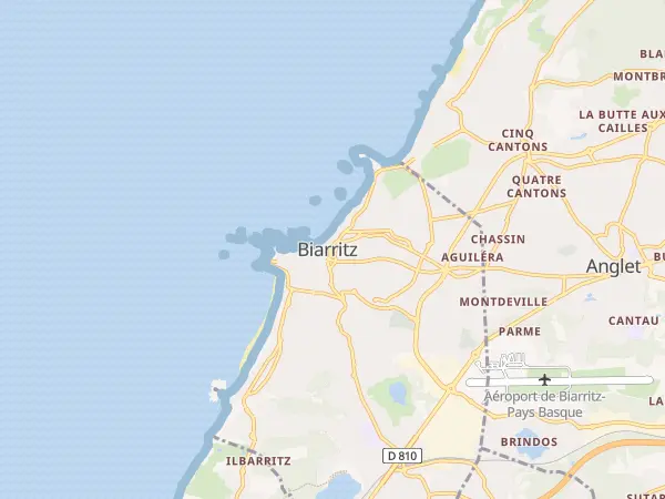 Plan de Biarritz