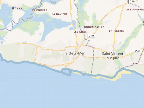 Plan de Jard-sur-Mer
