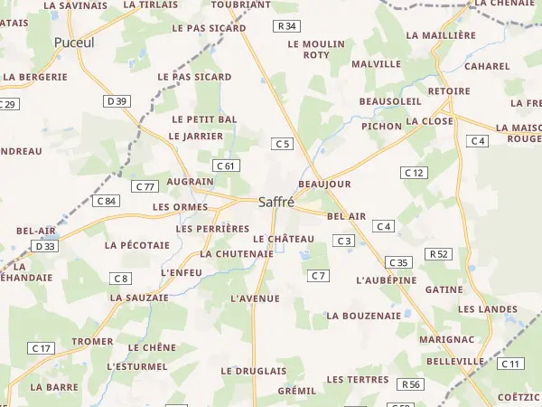 Plan de Saffré