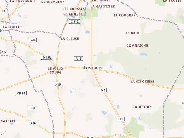 Plan de Lusanger