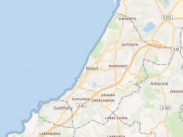 Plan de Bidart
