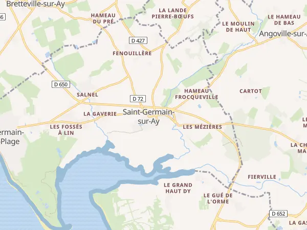 Plan de Saint-Germain-sur-Ay