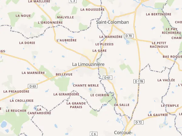 Plan de La Limouzinière