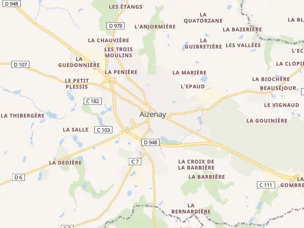 Plan de Aizenay
