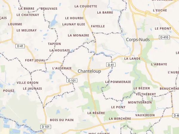 Plan de Chanteloup