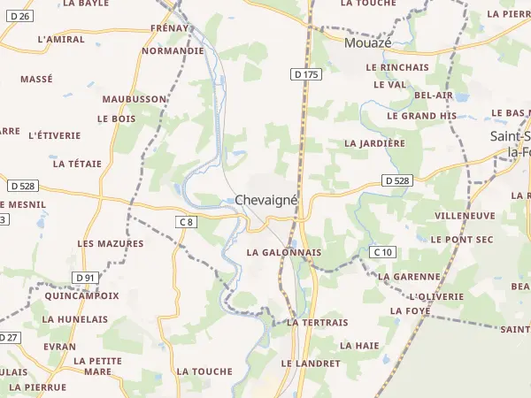 Plan de Chevaigné