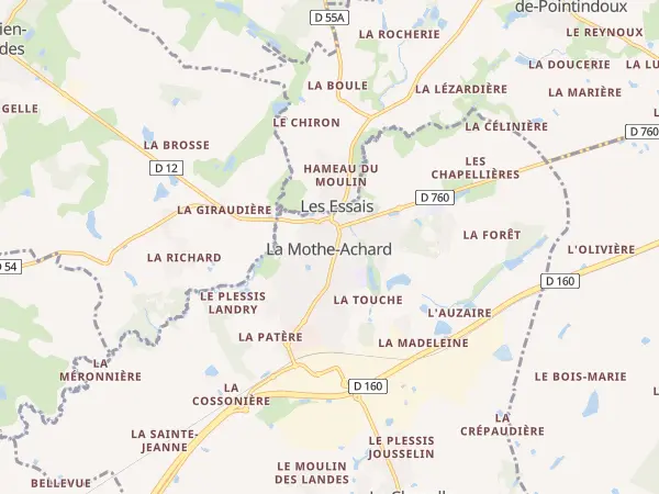 Plan des Achards