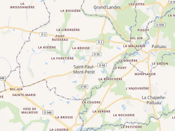 Plan de Saint-Paul-Mont-Penit