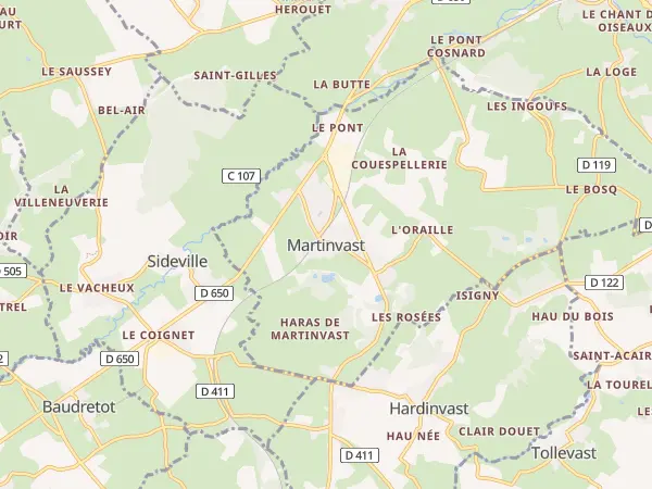 Plan de Martinvast