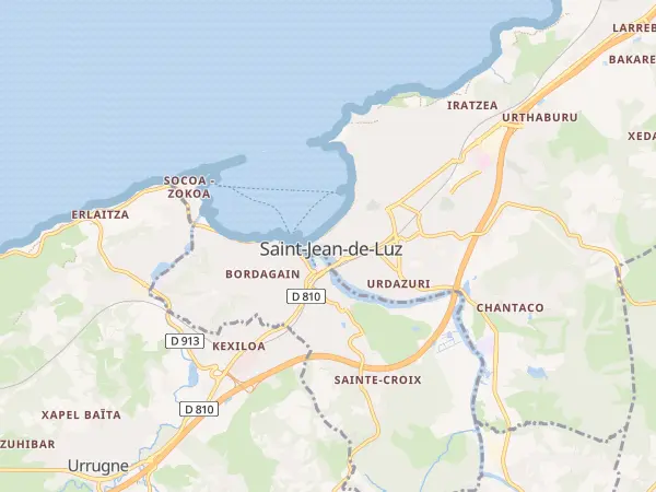 Plan de Saint-Jean-de-Luz
