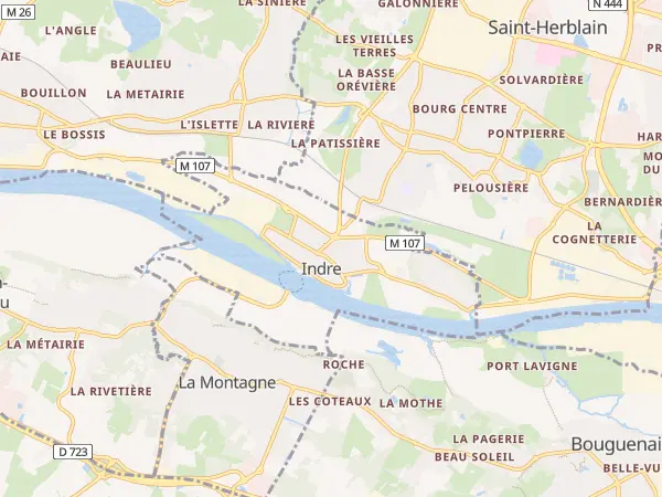 Plan de Indre