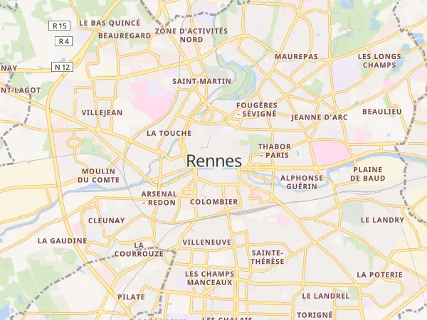 Plan de Rennes