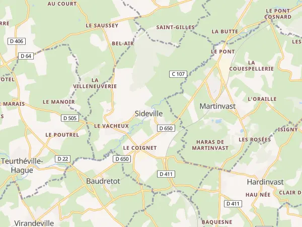 Plan de Sideville