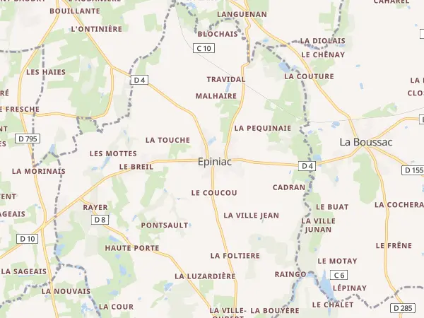 Plan de Epiniac