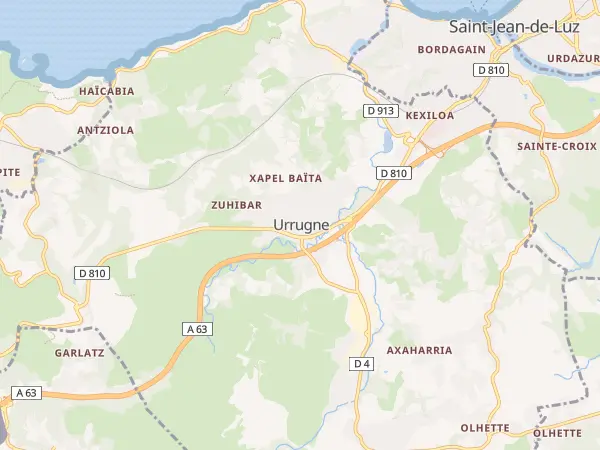 Plan de Urrugne