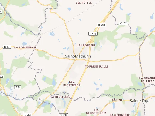 Plan de Saint-Mathurin