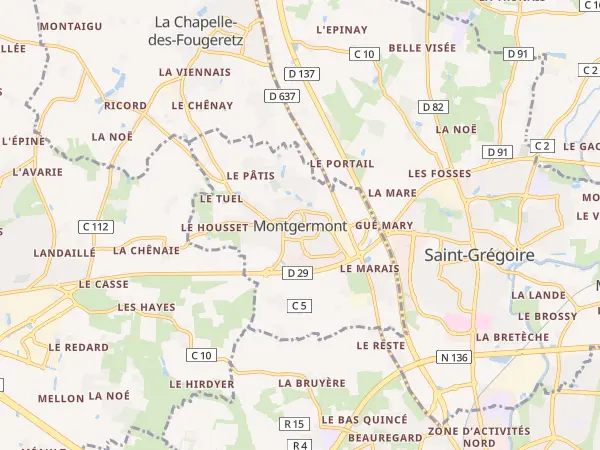 Plan de Montgermont