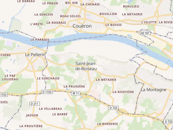 Plan de Saint-Jean-de-Boiseau