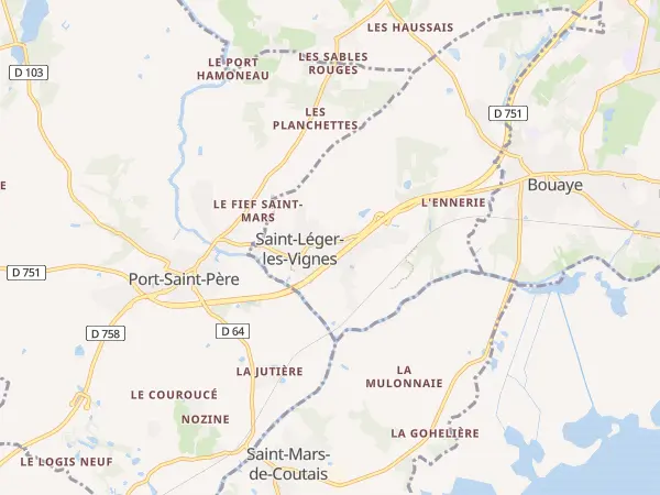 Plan de Saint-Léger-les-Vignes