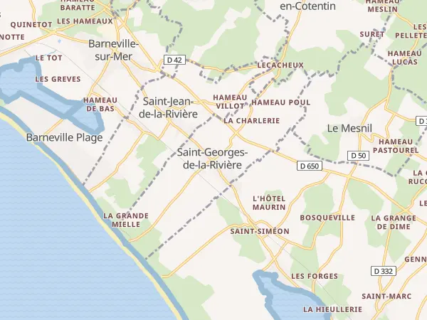 Plan de Saint-Georges-de-la-Rivière