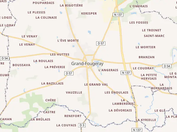 Plan de Grand-Fougeray