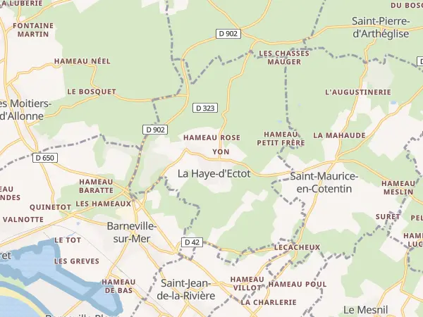 Plan de La Haye-d’Ectot