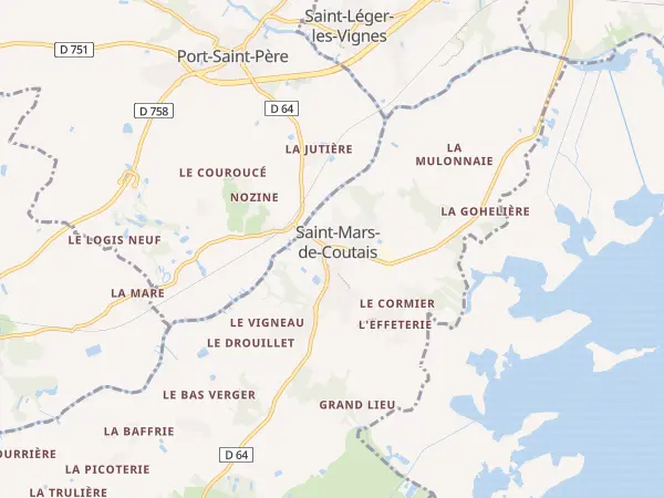 Plan de Saint-Mars-de-Coutais