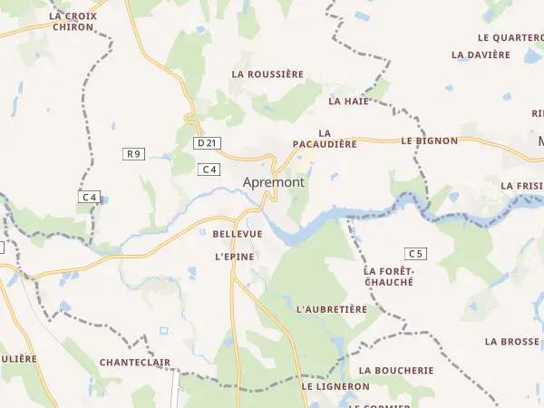 Plan de Apremont
