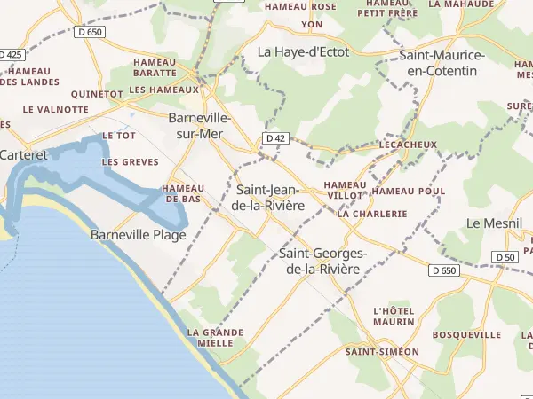 Plan de Saint-Jean-de-la-Rivière