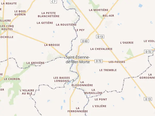 Plan de Saint-Étienne-de-Mer-Morte