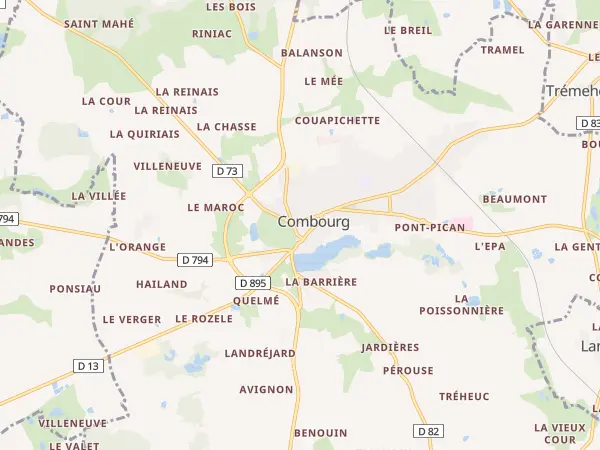 Plan de Combourg