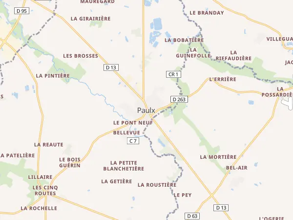 Plan de Paulx