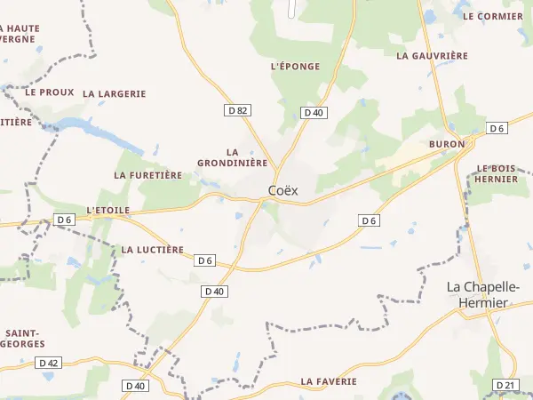 Plan de Coëx