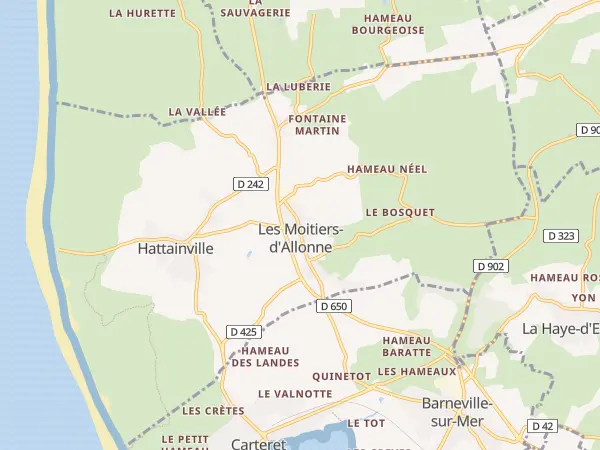 Plan des Moitiers-d’Allonne