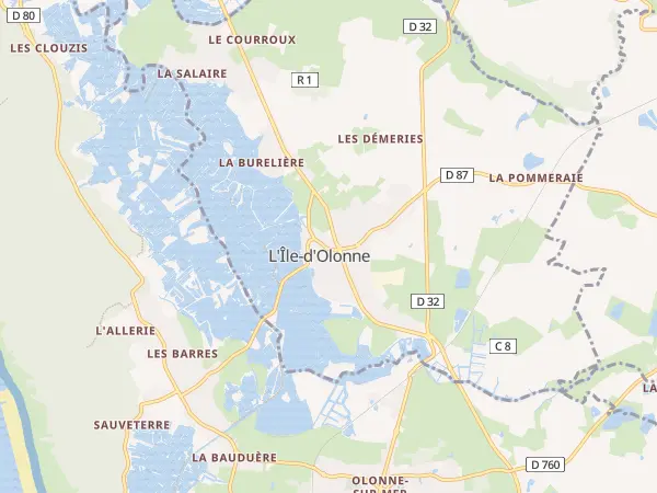 Plan de L’Île-d’Olonne