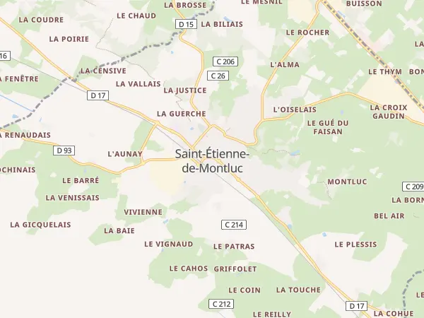 Plan de Saint-Étienne-de-Montluc