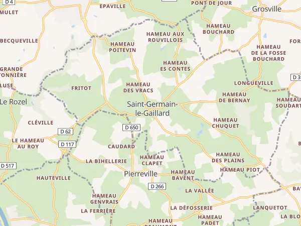 Plan de Saint-Germain-le-Gaillard