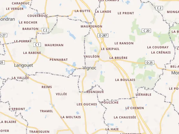 Plan de Vignoc
